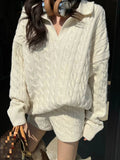 Maureen Knit Polo 2-Piece Set - Women's Coordinated Two-Piece Outfit