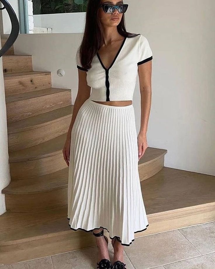 Sofia Two-Piece Set - Women's Coordinated Two-Piece Outfit - Image 4
