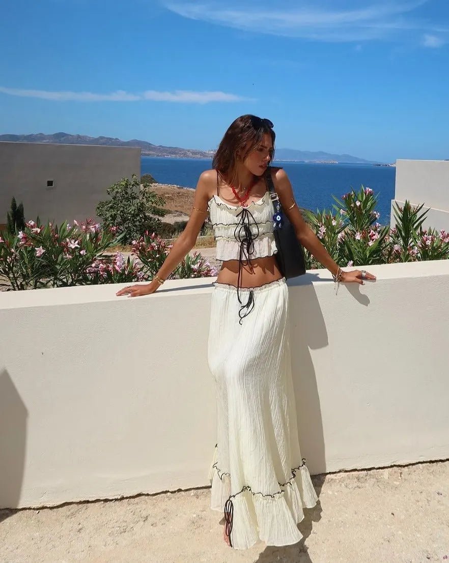 Isabel Charming Skirt and Top Set - Women's Coordinated Two-Piece Outfit - Image 5