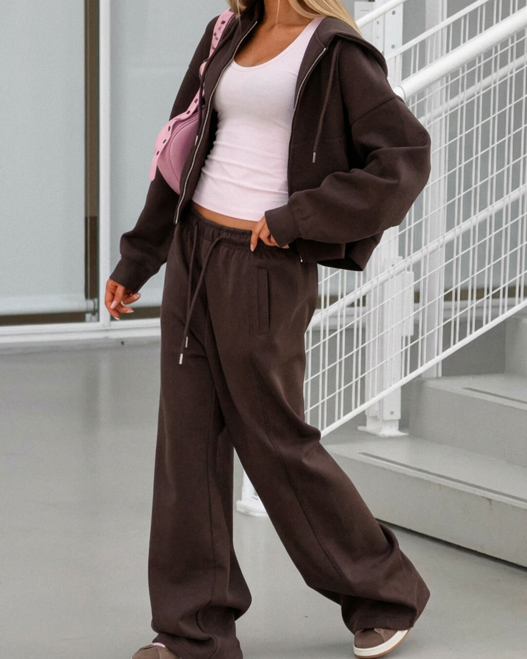 Ethel Two-Piece Zipper Tracksuit Set - Women's Coordinated Two-Piece Outfit - Image 8