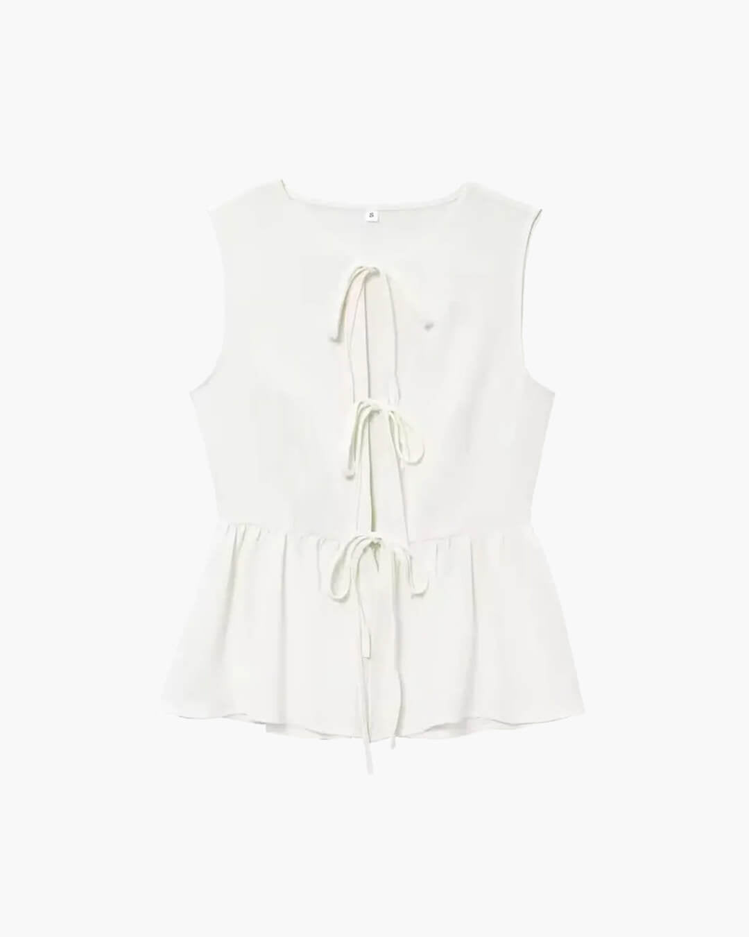 Vianne Tie Front Vest Trouser Set - Women's Coordinated Two-Piece Outfit - Image 2