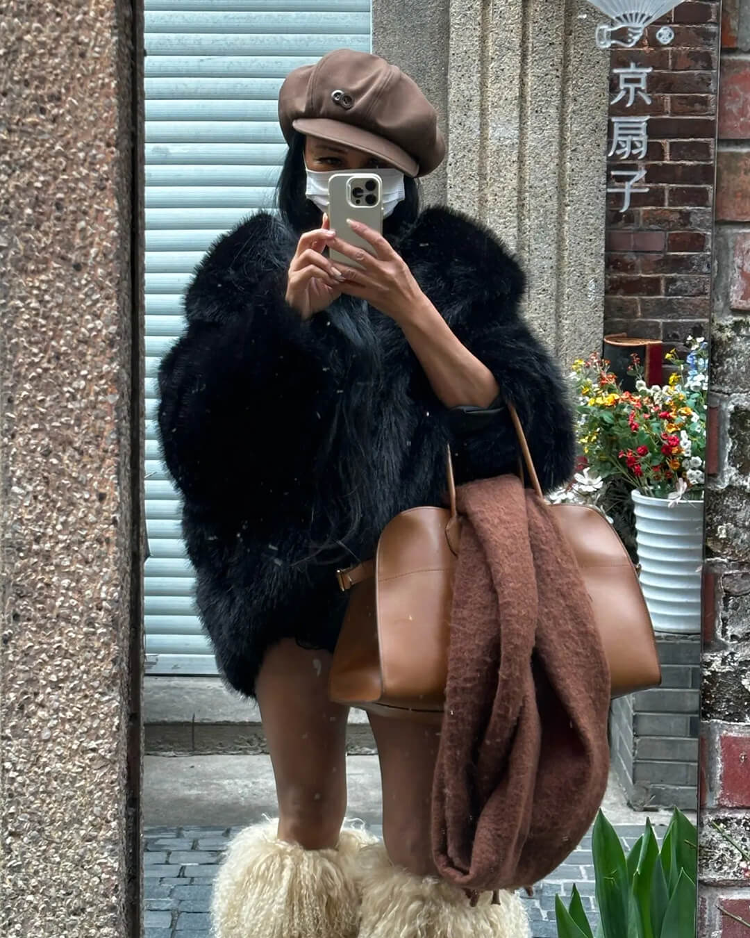 Nicki Hooded Faux Fur Coat - Women's Fall and Winter Outerwear - Image 7