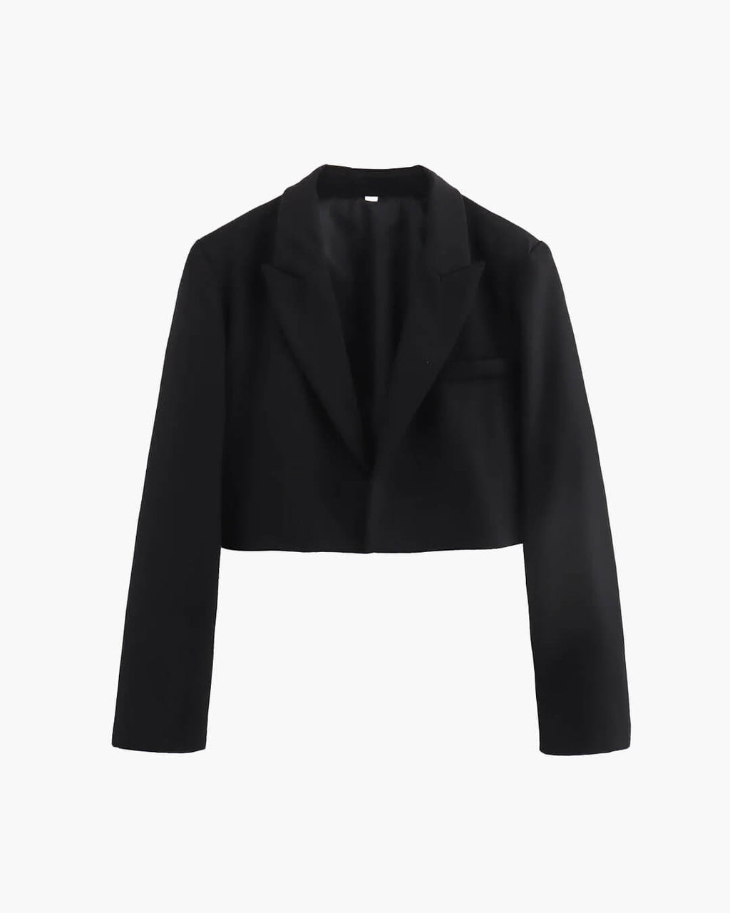 Olga Padded Cropped Suit Jacket - Women's Fall and Winter Outerwear - Image 13