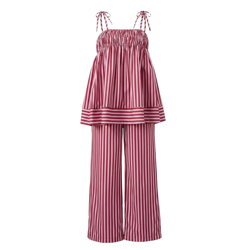 Jasmin Striped Pajama Set - Women's Pajama Set - Image 8