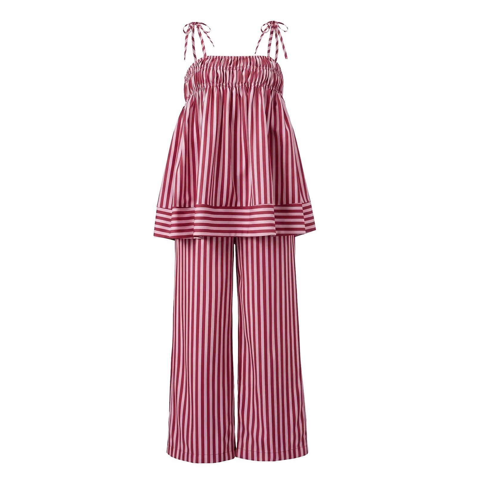 Jasmin Striped Pajama Set - Women's Pajama Set - Image 8