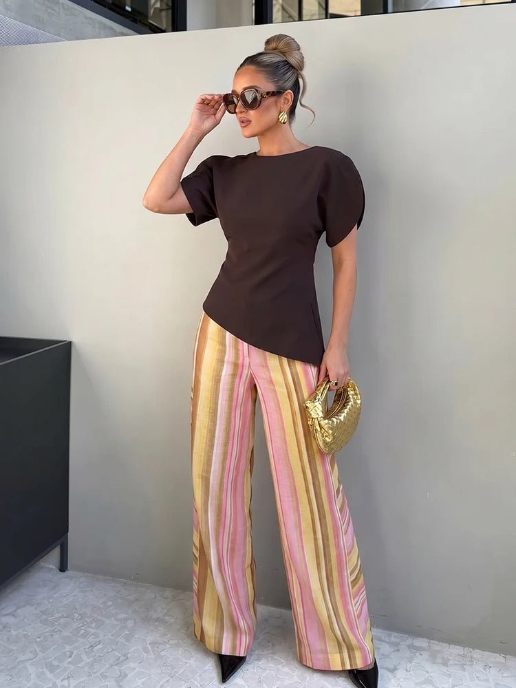 Aislinn Wide Leg Palazzo Pants - Women's Everyday Pants - Image 4