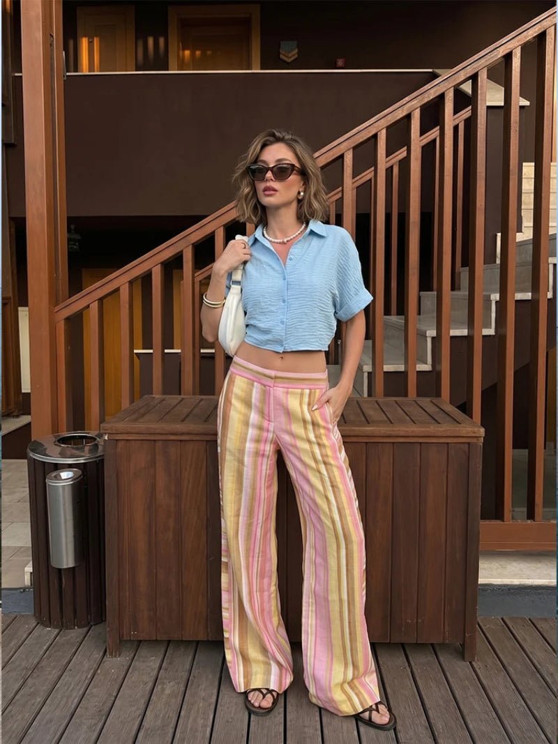 Anne Wide Leg Palazzo Pants - Women's Everyday Pants