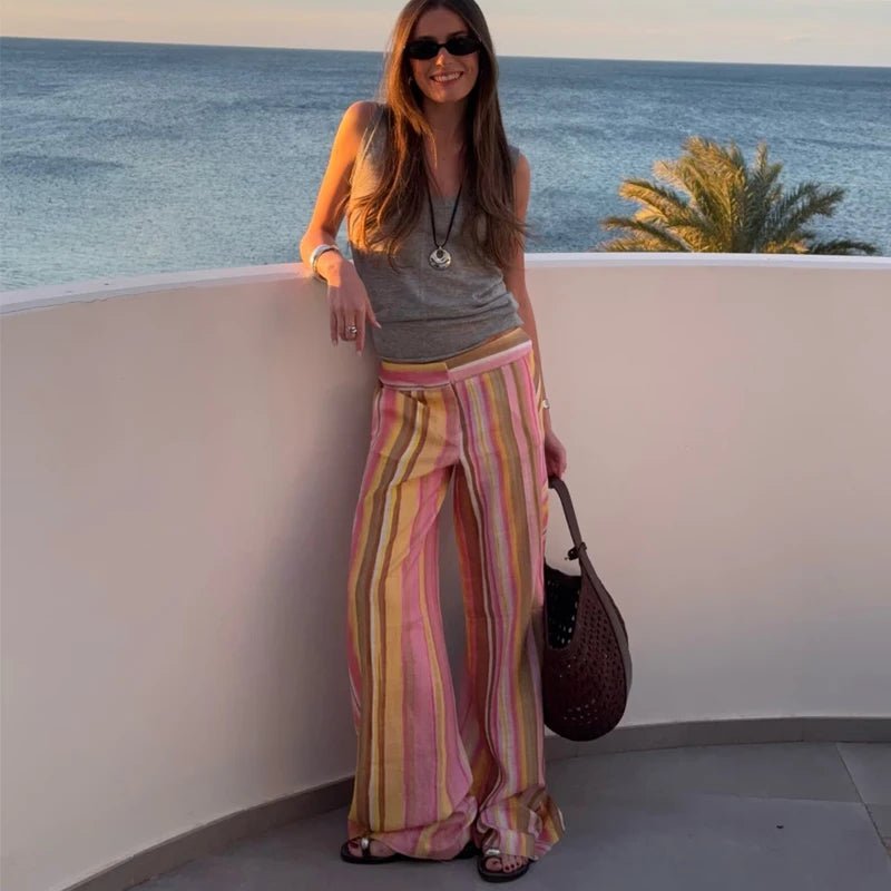 Anne Wide Leg Palazzo Pants - Women's Everyday Pants - Image 3