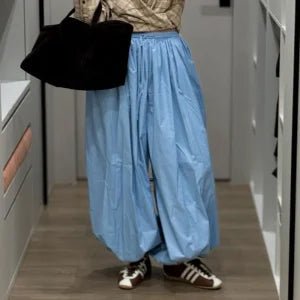 Amethyst Wide Leg Cotton Trousers - Women's Everyday Pants - Image 9