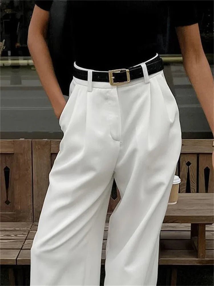 Celia High Waisted Wide Leg Pants - Women's Everyday Pants - Image 3