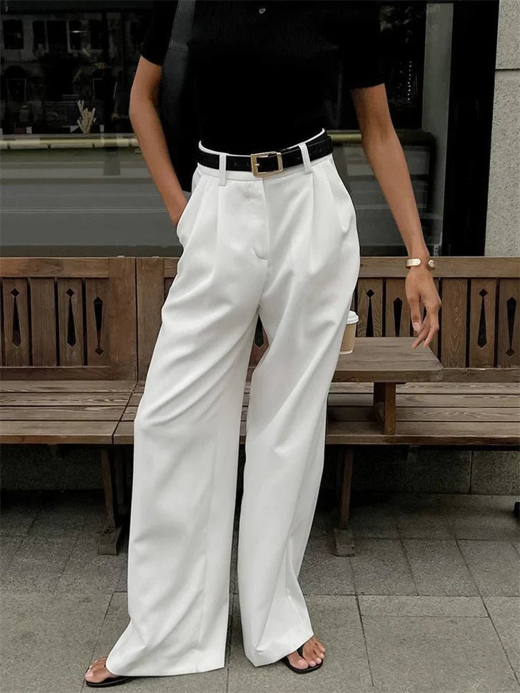 Celia High Waisted Wide Leg Pants - Women's Everyday Pants - Image 2