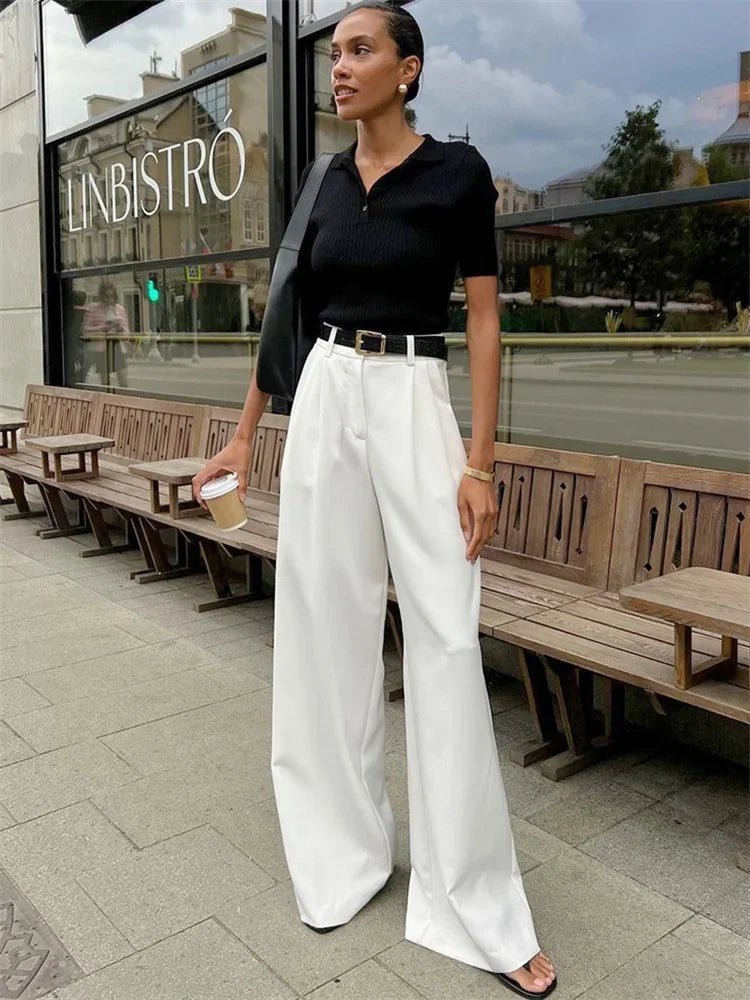 Celia High Waisted Wide Leg Pants - Women's Everyday Pants