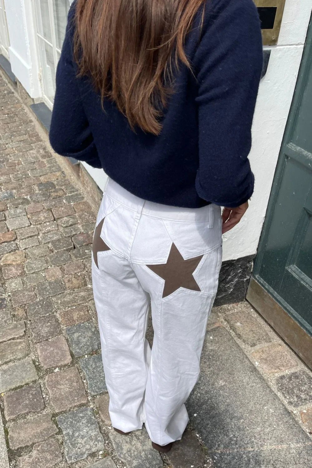 Charlize Star Patchwork Color-Block Jeans - Women's Everyday Pants - Image 17