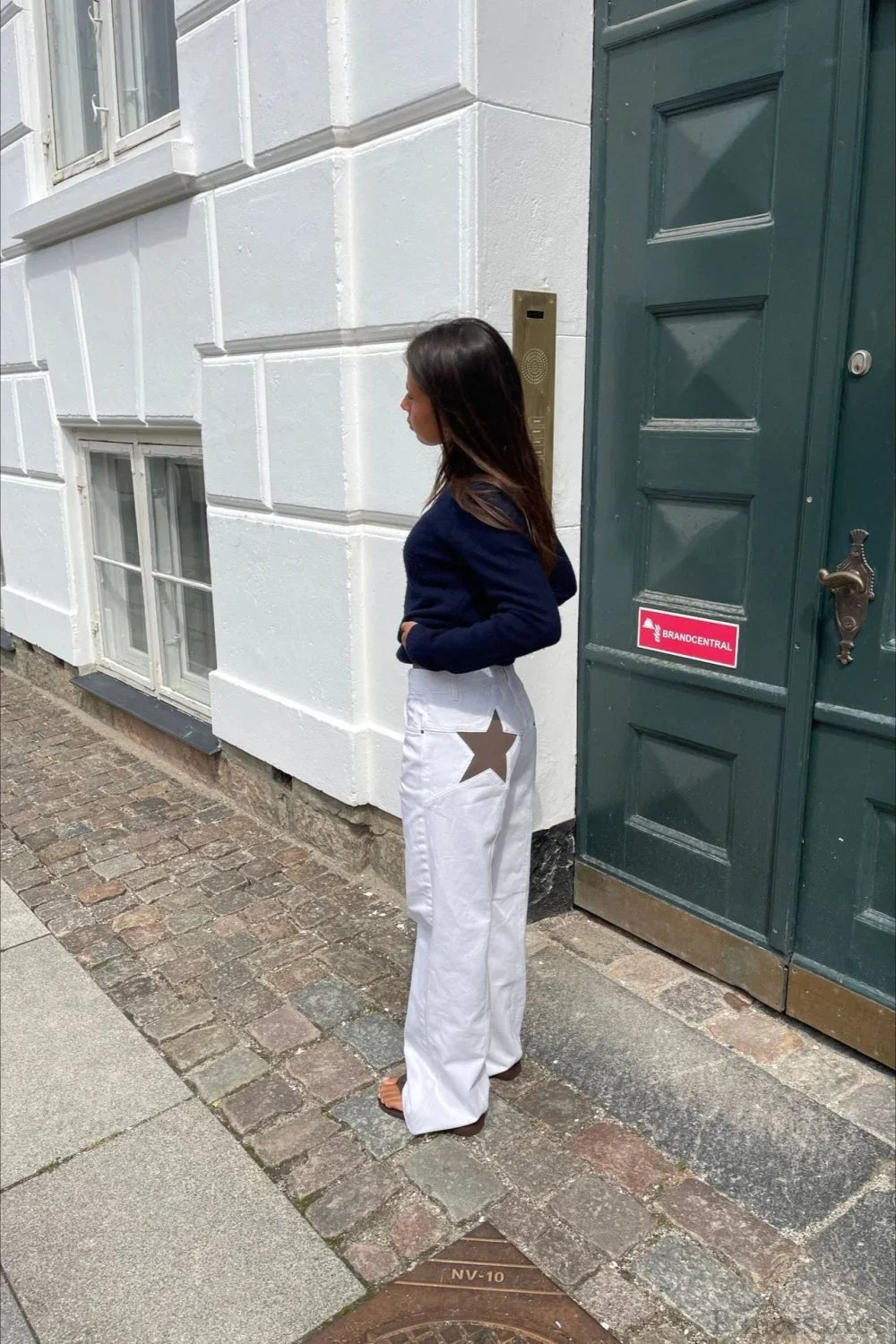 Charlize Star Patchwork Color-Block Jeans - Women's Everyday Pants - Image 18