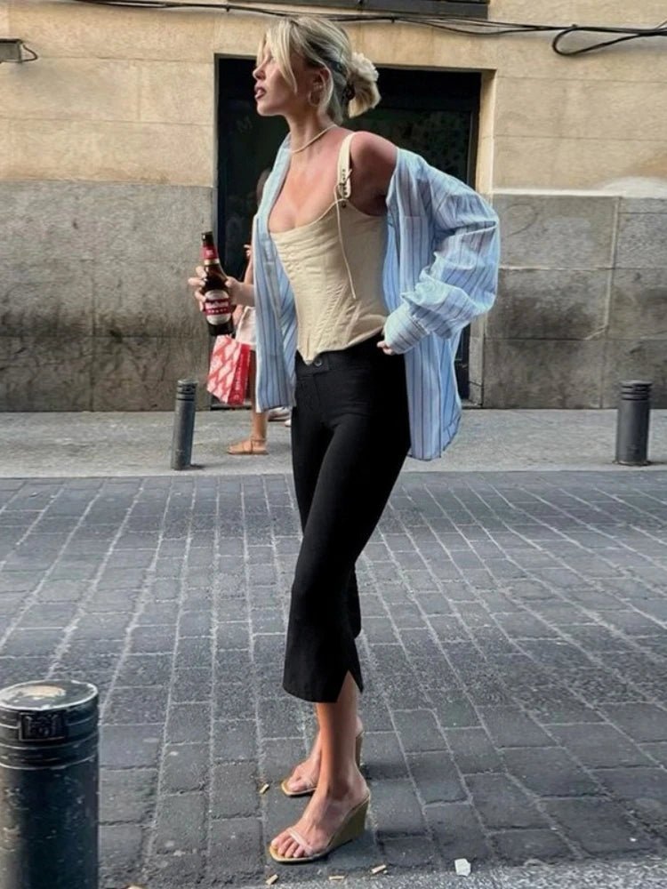 Juliette Black Capris Pants - Women's Everyday Pants - Image 10
