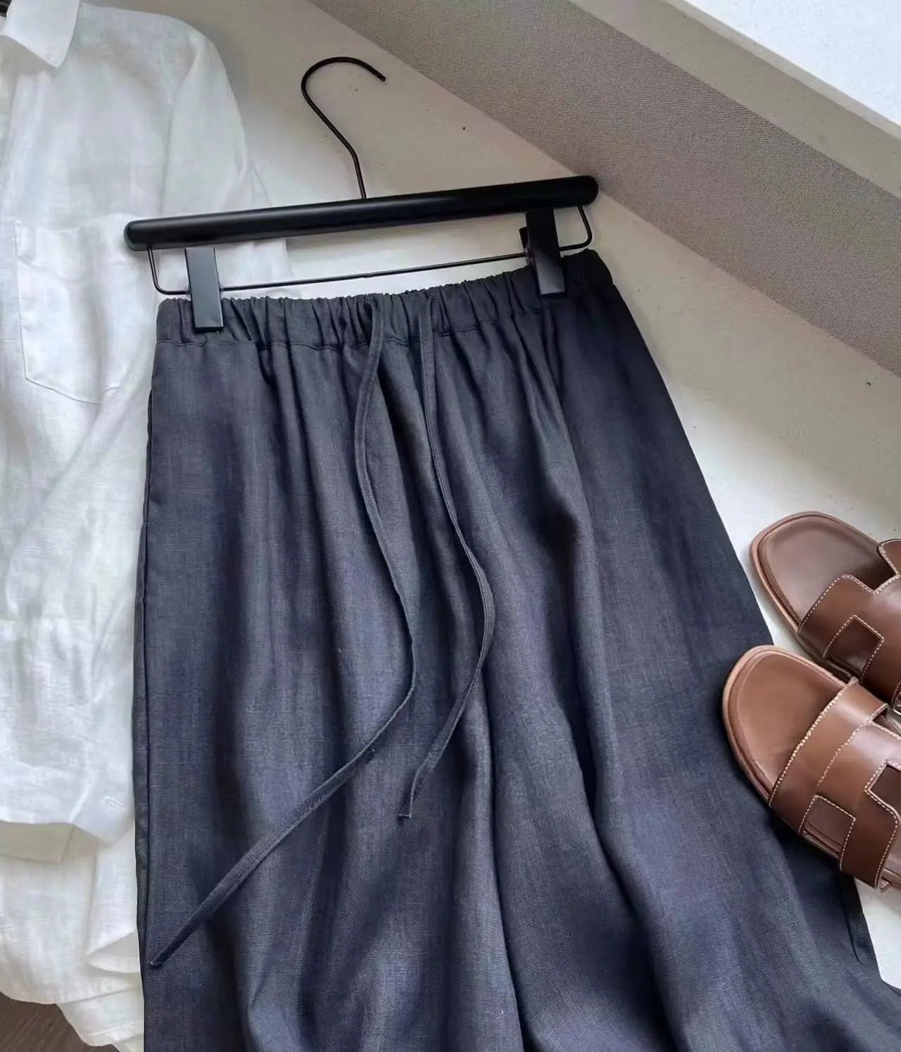 Kendall Wide Leg Linen Pants - Women's Everyday Pants - Image 10