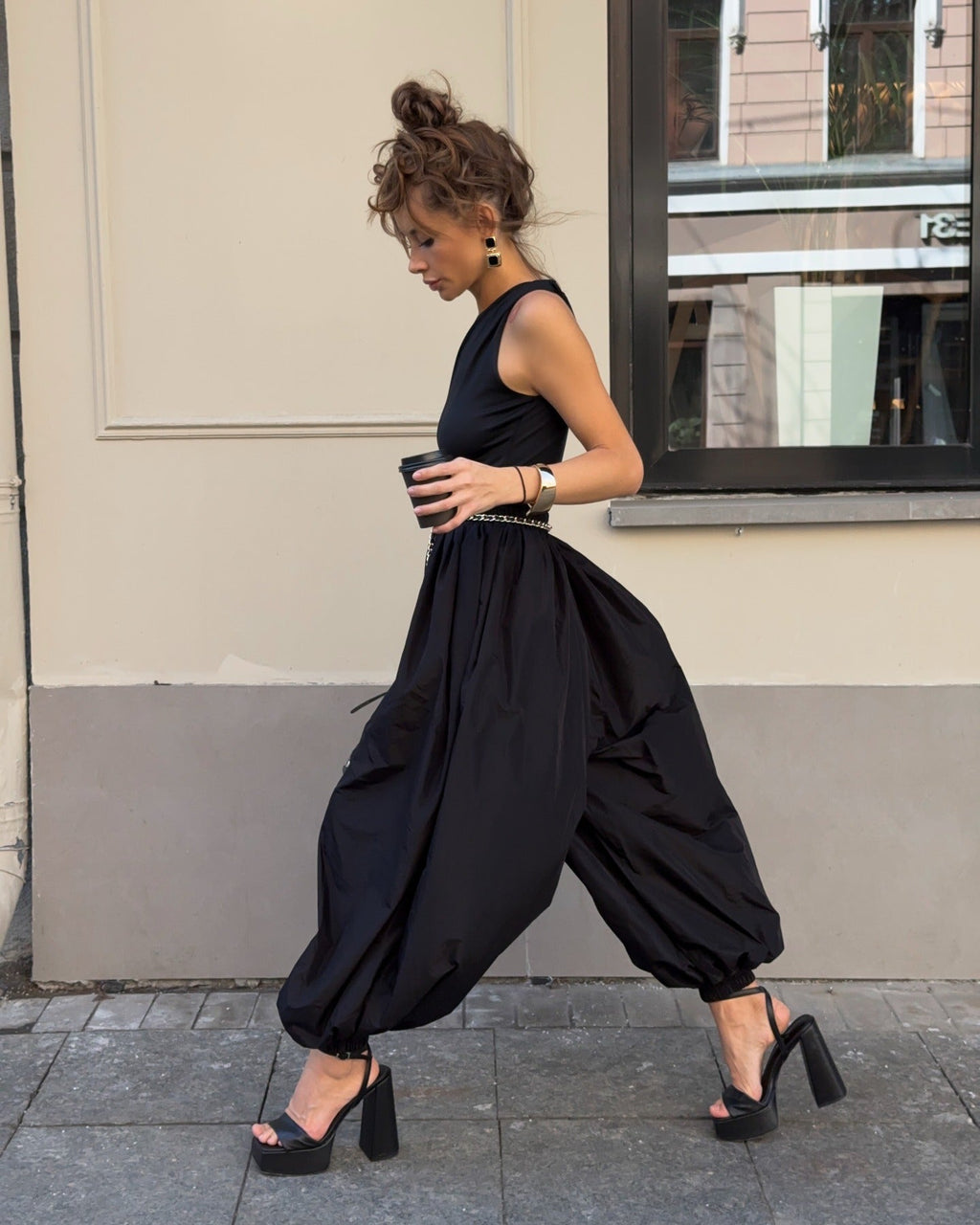 Kerry High-Waisted Balloon Pants - Women's Everyday Pants
