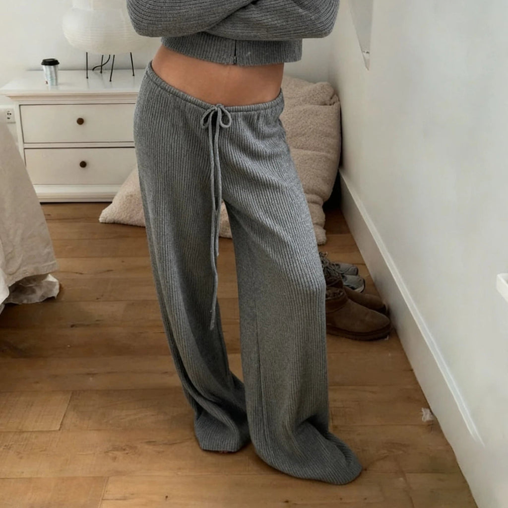 Lorena Knitted Lounge Pants - Women's Everyday Pants - Image 5