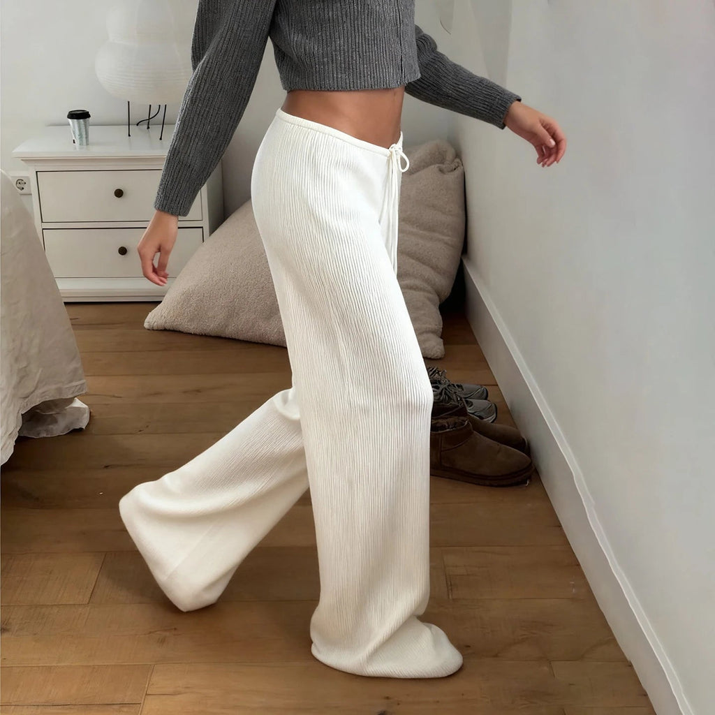 Lorena Knitted Lounge Pants - Women's Everyday Pants - Image 2