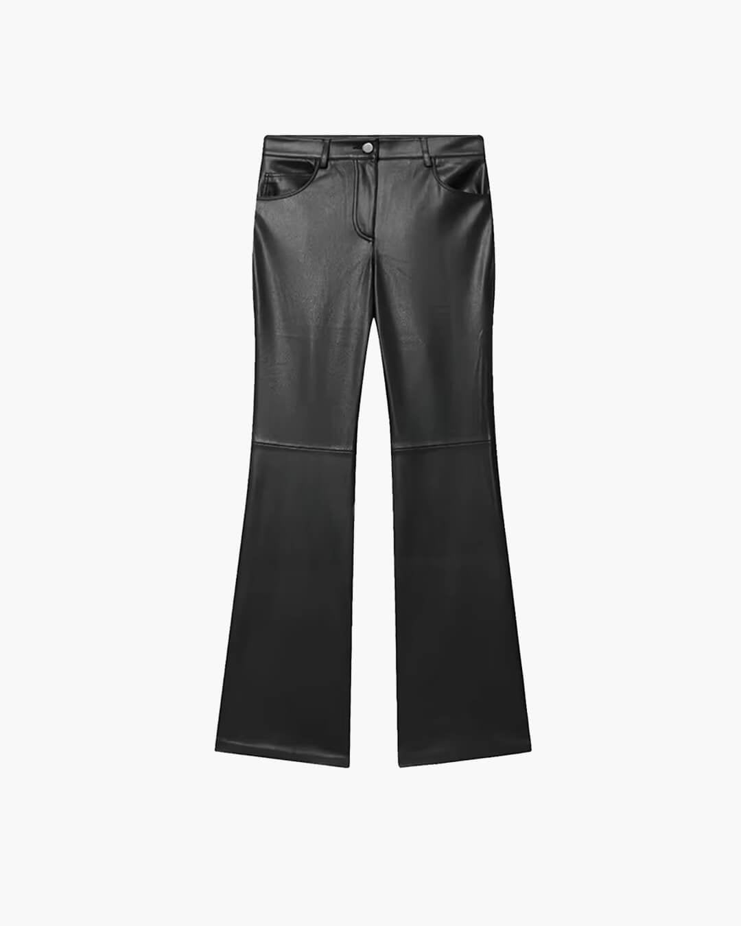 Michelle Faux Leather Flare Pants - Women's Everyday Pants - Image 5
