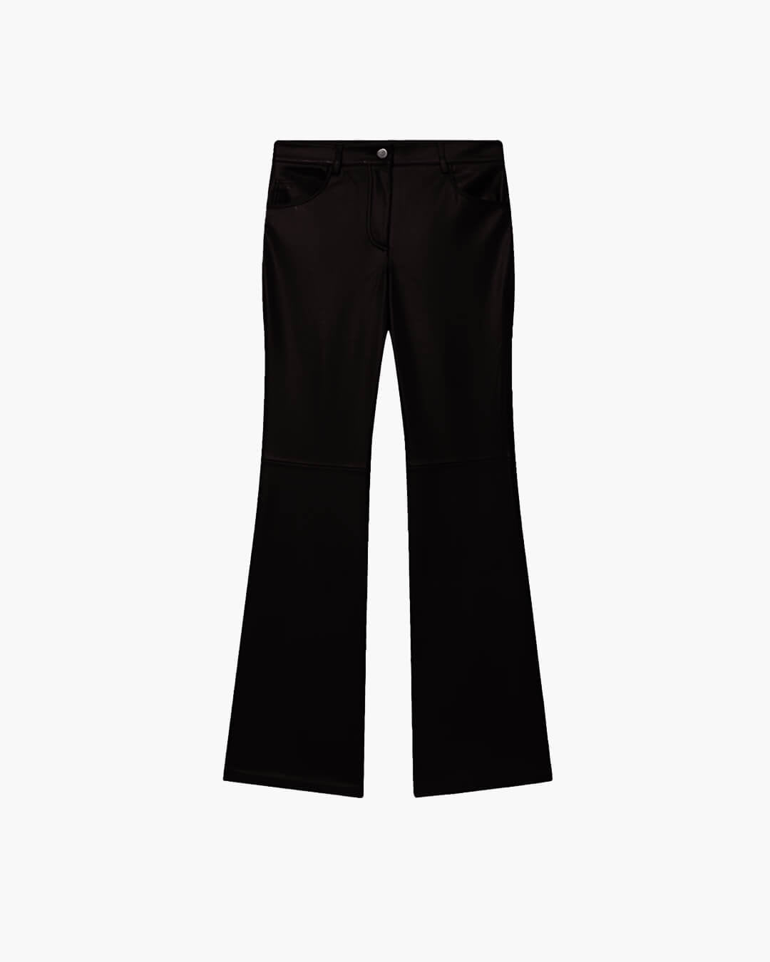Michelle Faux Leather Flare Pants - Women's Everyday Pants - Image 6