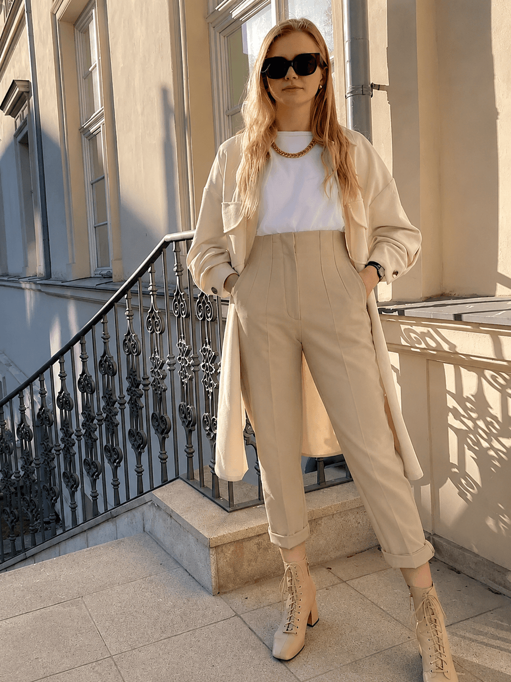 Sofia High Waist Pencil Pants - Women's Everyday Pants