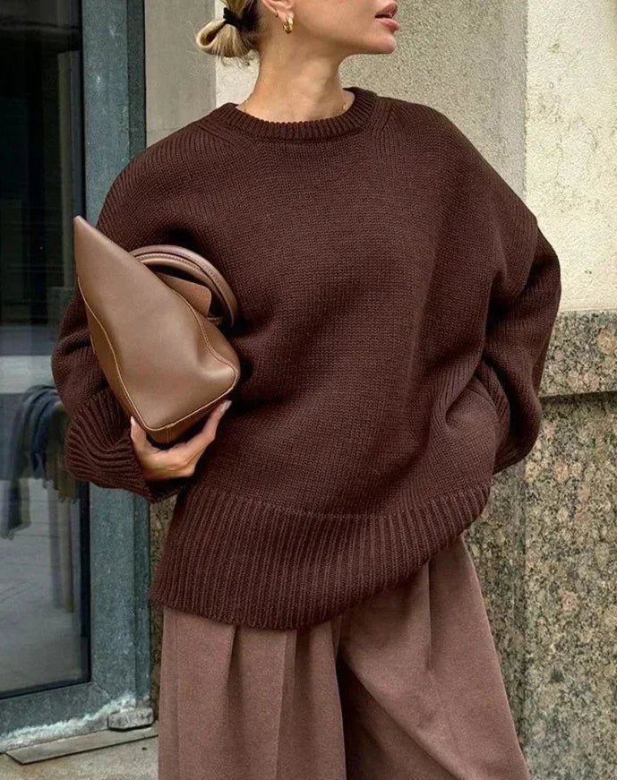 Georgette Ribbed Knit Sweater - Women's Cozy Knitwear - Image 4