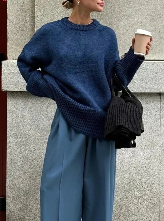 Georgette Ribbed Knit Sweater - Women's Cozy Knitwear - Image 7