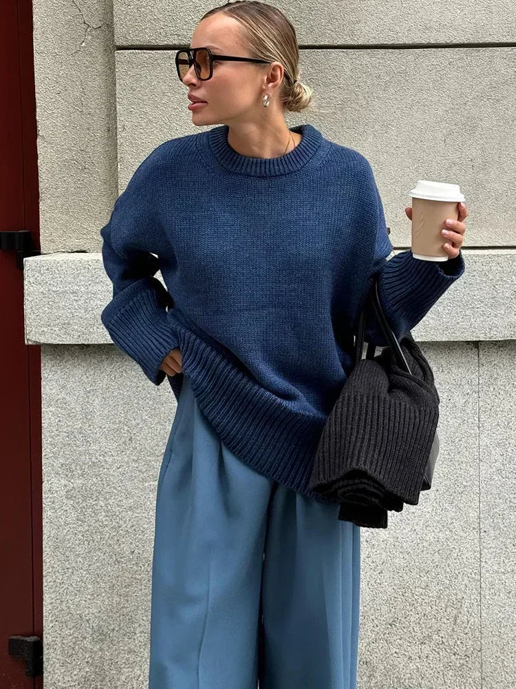 Georgette Ribbed Knit Sweater - Women's Cozy Knitwear - Image 6