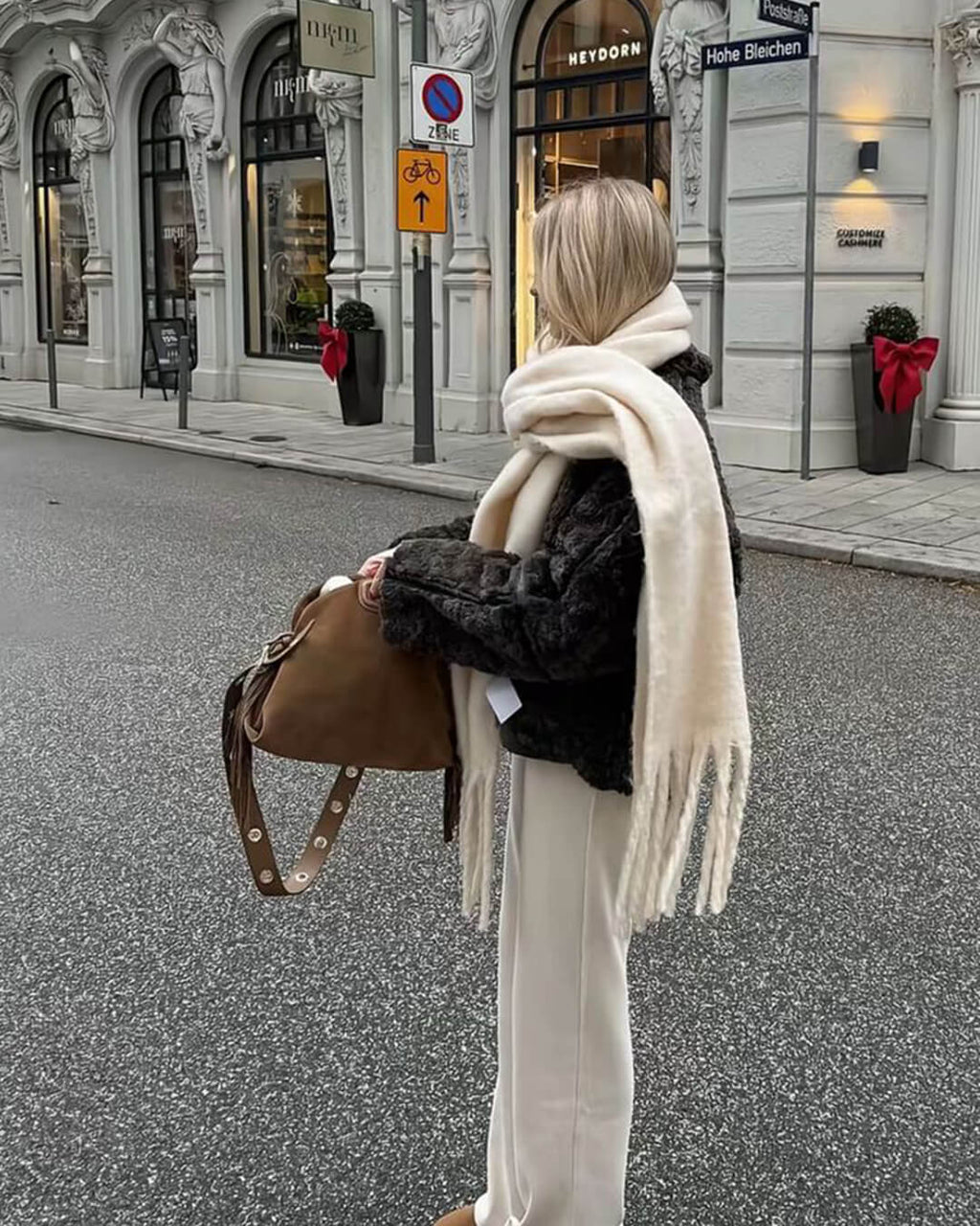 Tanya Tasseled Winter Scarf - Women's Oversized Cashmere Blend Shawl Wrap - Image 20