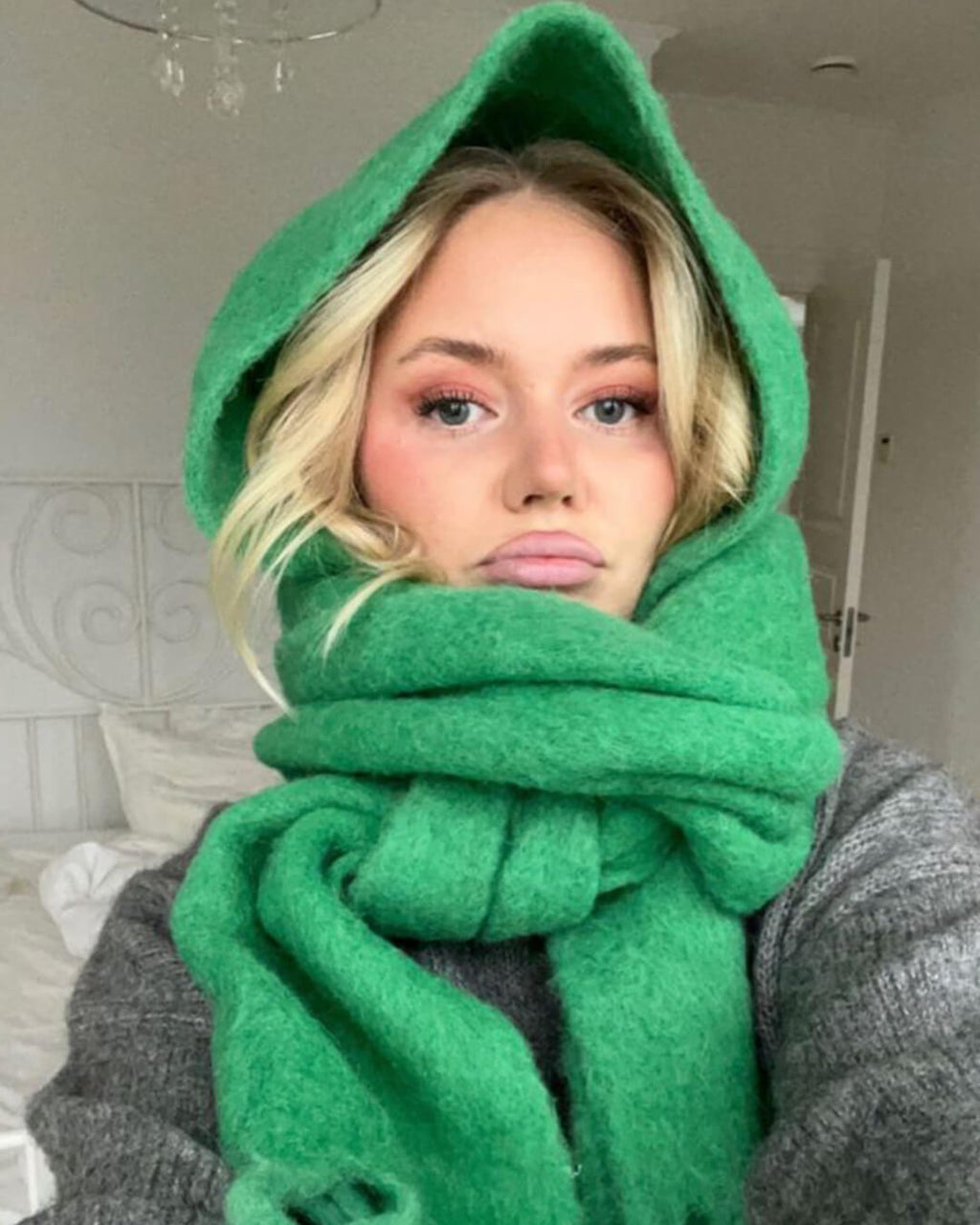 Tanya Tasseled Winter Scarf - Women's Oversized Cashmere Blend Shawl Wrap - Image 10
