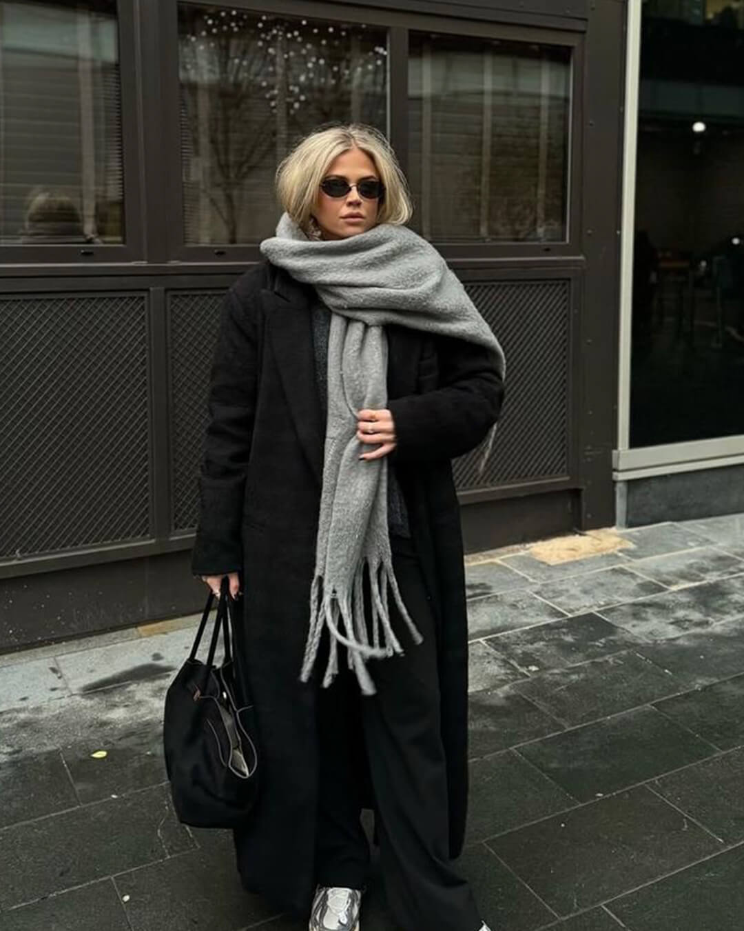 Tanya Tasseled Winter Scarf - Women's Oversized Cashmere Blend Shawl Wrap - Image 14