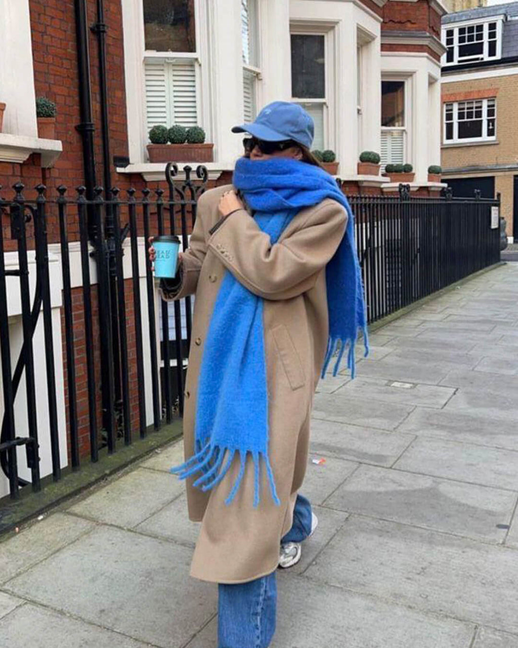 Tanya Tasseled Winter Scarf - Women's Oversized Cashmere Blend Shawl Wrap - Image 9