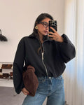 Seraphina Puffed Bomber Jacket - Women's Fall and Winter Outerwear - Image 6