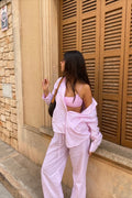 Ivanna Loose Blouse Wide Leg Pants Set - Women's Coordinated Two-Piece Outfit