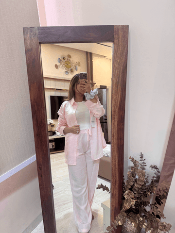 Ivanna Loose Blouse Wide Leg Pants Set - Women's Coordinated Two-Piece Outfit - Image 5