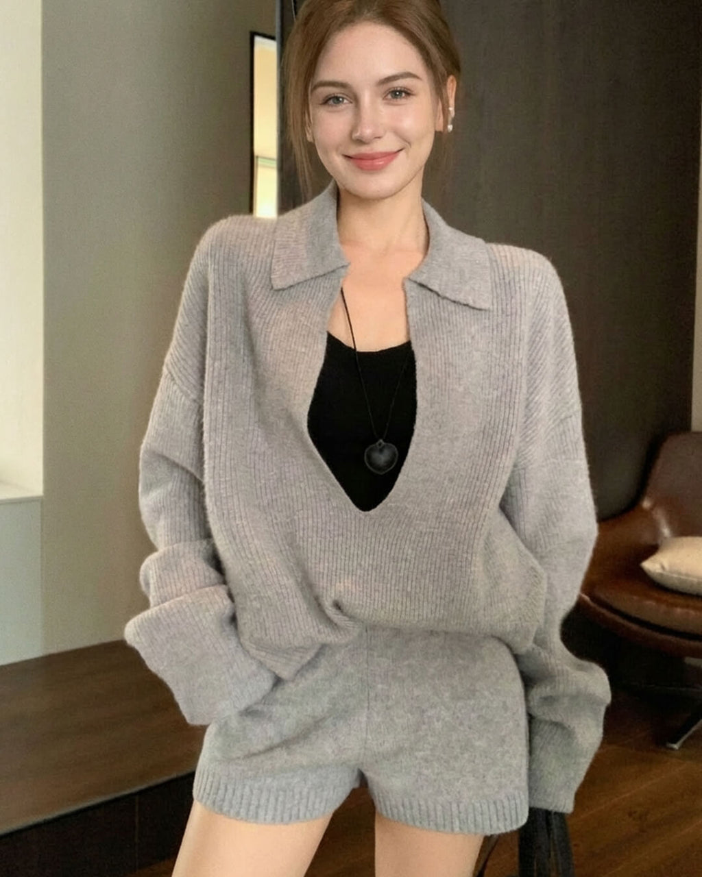 Jeannette Sweater Suit - Women's Coordinated Two-Piece Outfit