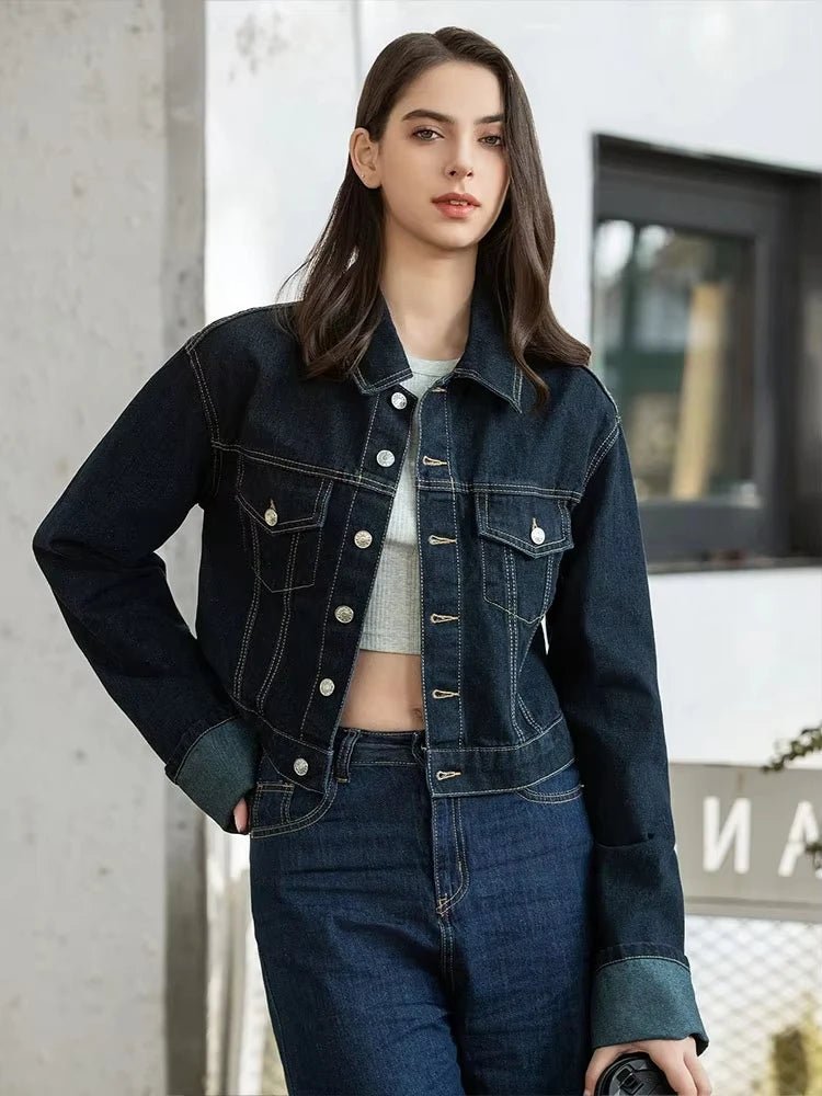 Amiah Vintage Denim Set - Women's Coordinated Two-Piece Outfit - Image 4
