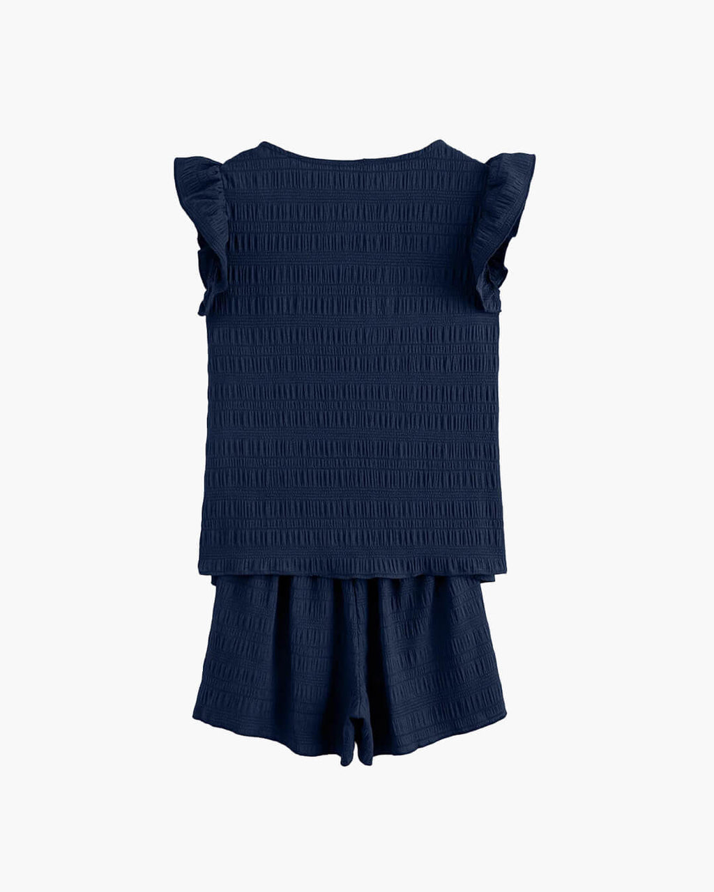 Emily Textured Blouse & Shorts Set - Women's Coordinated Two-Piece Outfit - Image 4