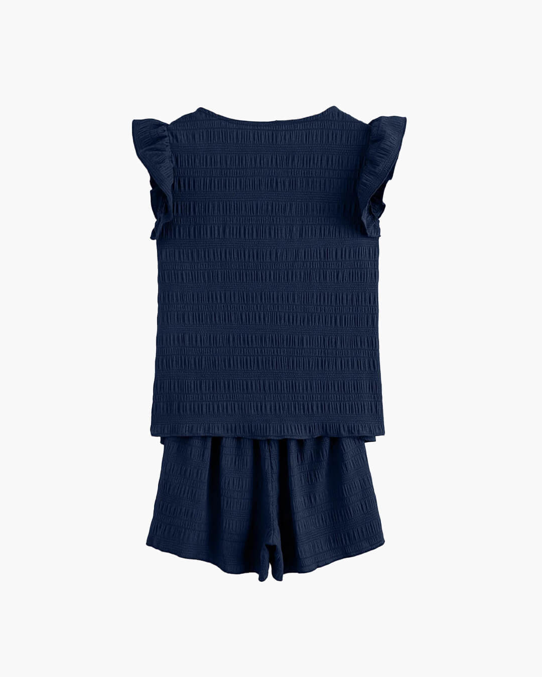 Emily Textured Blouse & Shorts Set - Women's Coordinated Two-Piece Outfit - Image 4