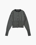 Nicole Striped Cardigan Shorts Set - Women's Coordinated Two-Piece Outfit - Image 4