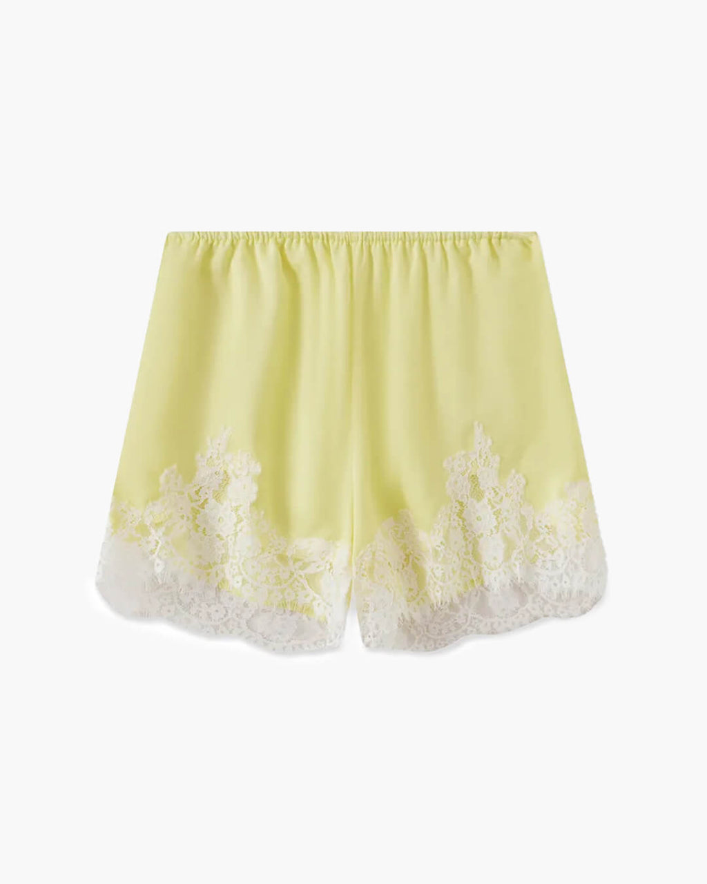 Shaina Lace Trim Satin Shorts - Women's Casual Shorts - Image 3