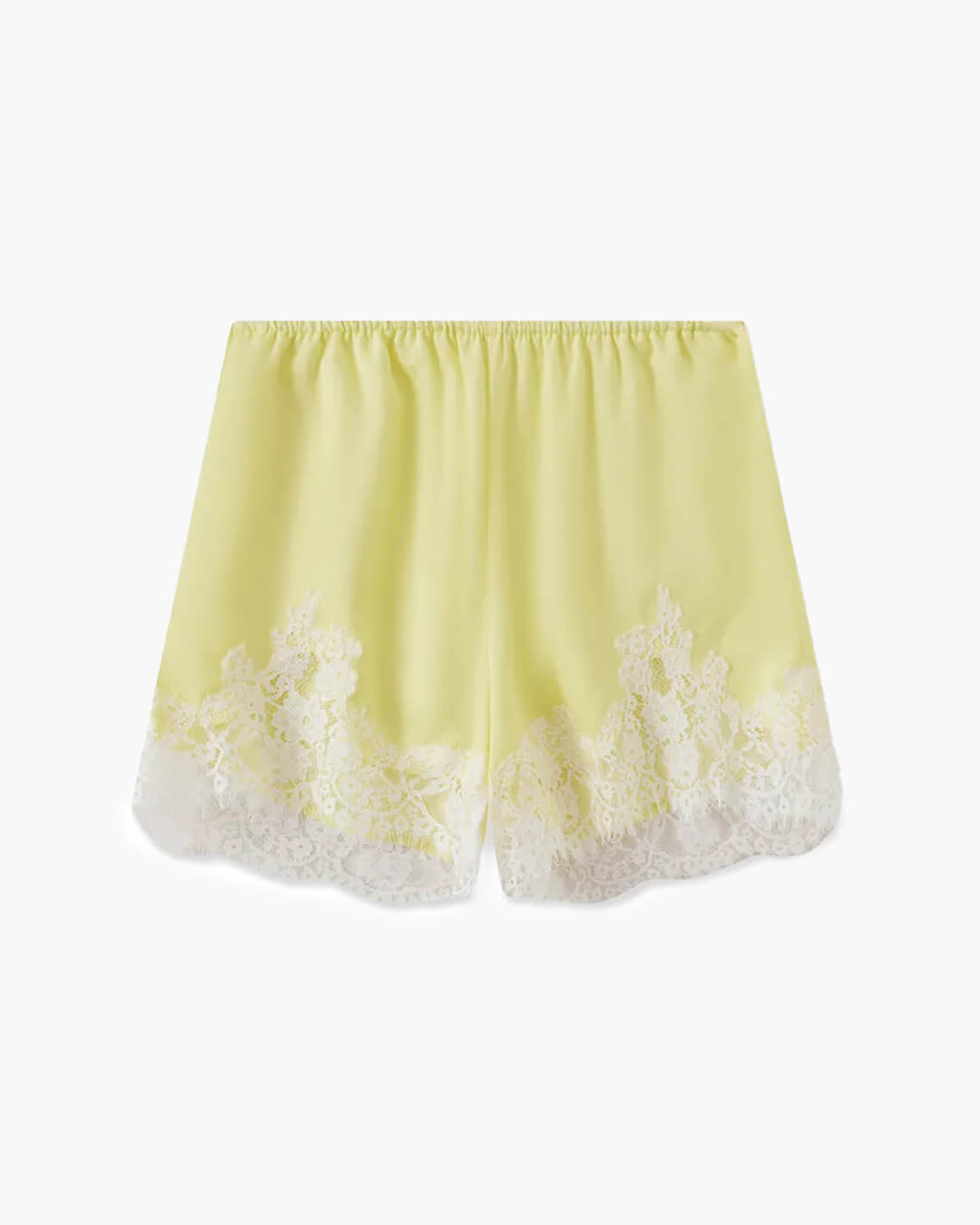 Shaina Lace Trim Satin Shorts - Women's Casual Shorts - Image 3