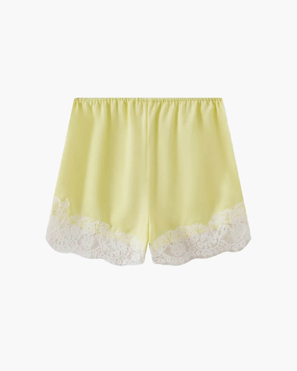 Shaina Lace Trim Satin Shorts - Women's Casual Shorts - Image 4