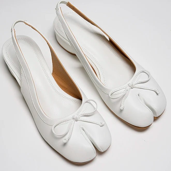 Miriam Split-Toe Ballet Mary Jane Heels - Women's Fashion Footwear