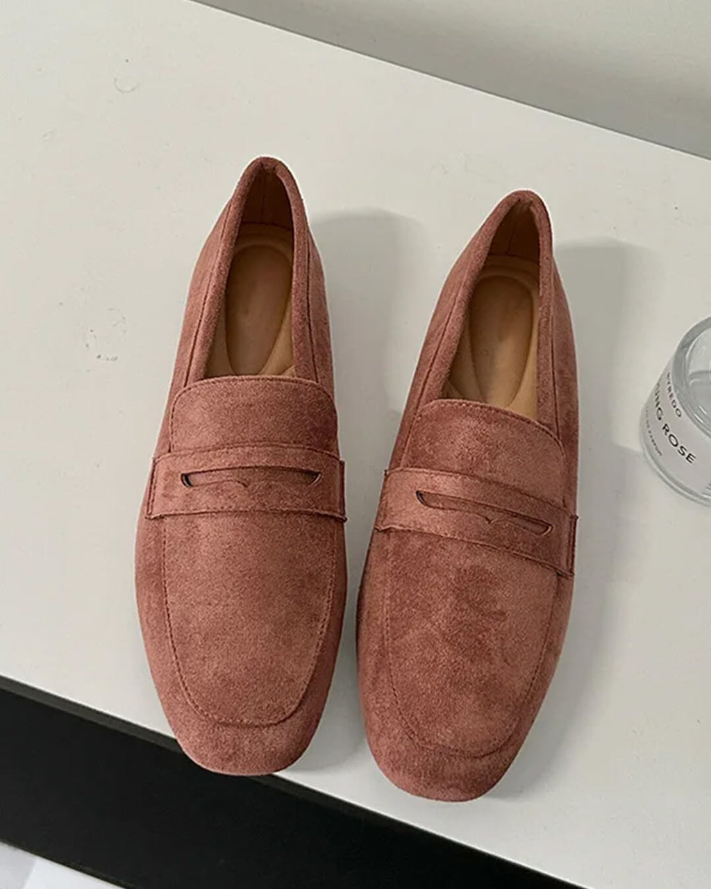 Adira Suede Slip-On Loafers - Women's Fashion Footwear - Image 8