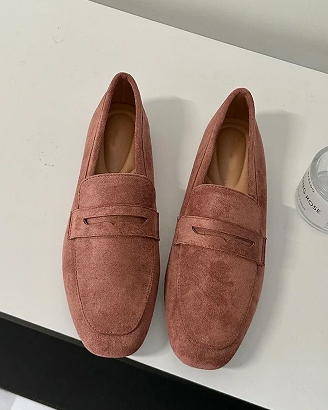 Adira Suede Slip-On Loafers - Women's Fashion Footwear - Image 8