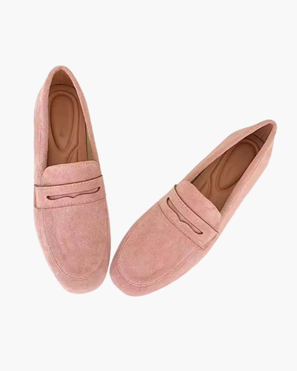 Adira Suede Slip-On Loafers - Women's Fashion Footwear