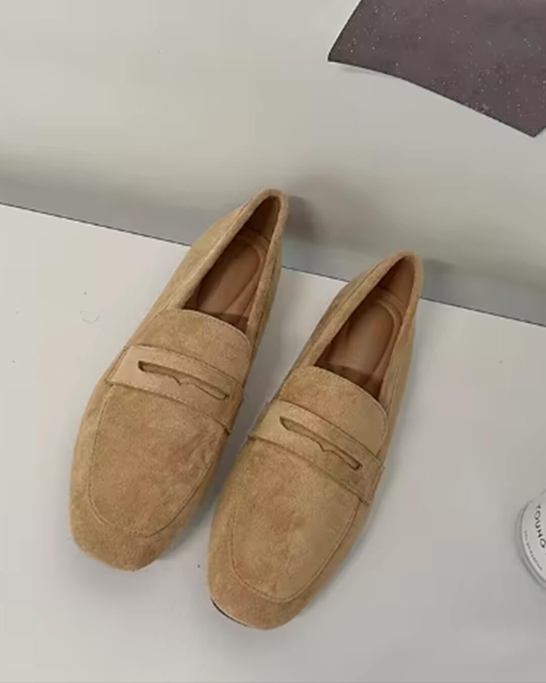 Adira Suede Slip-On Loafers - Women's Fashion Footwear - Image 7
