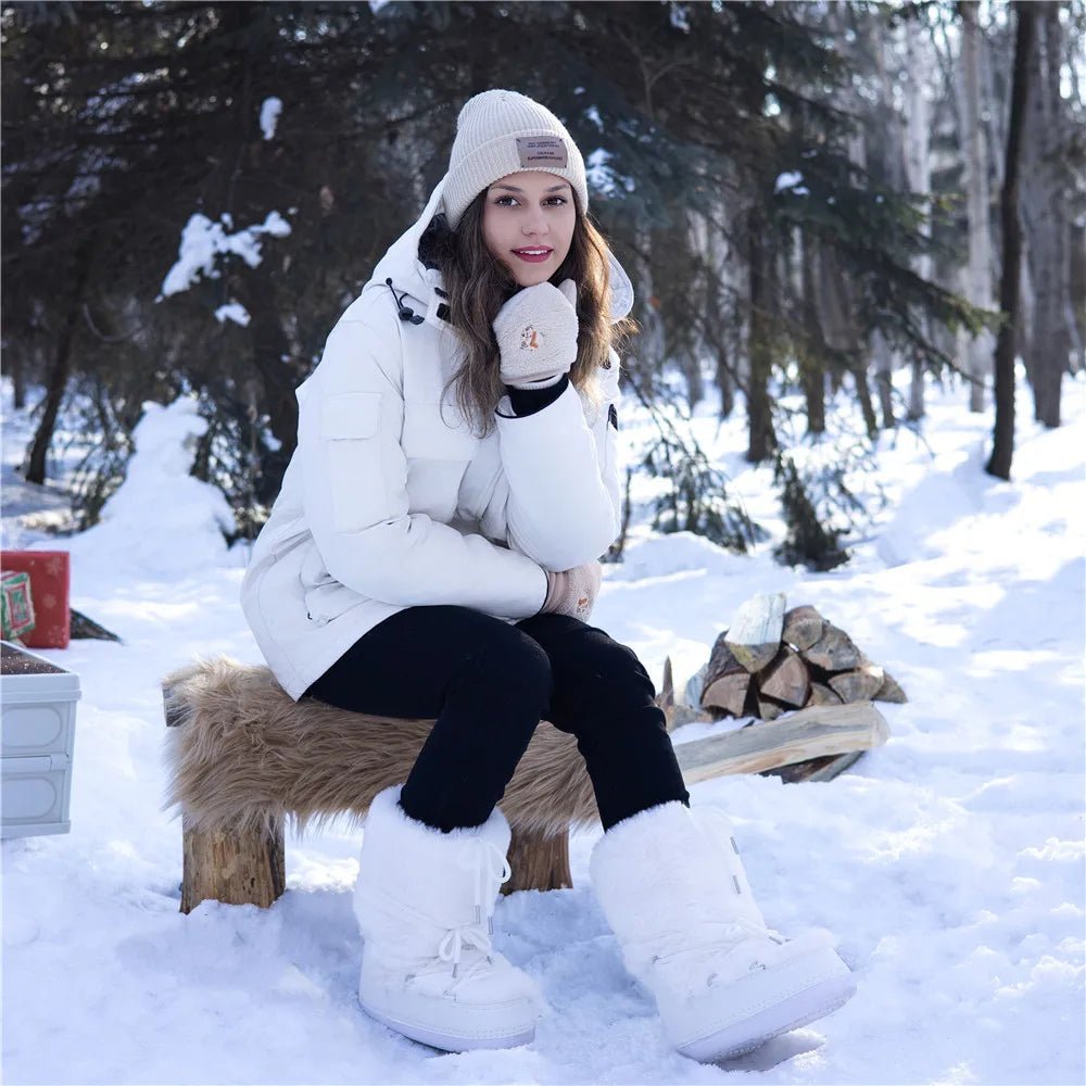 Cleo Fluffy Snow Boots - Women's Fashion Footwear - Image 5